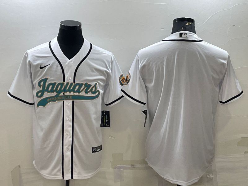 Men Jacksonville Jaguars Blank White 2022 Nike Co branded NFL Jerseys->indianapolis colts->NFL Jersey